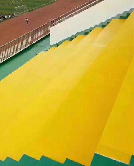杜集球场台阶翻新修补改造